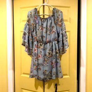 Off the shoulder XL above the knee dress for Juniors